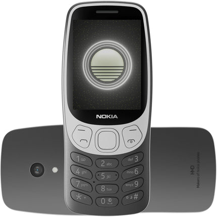 Nokia nutitelefon, 6,1 cm (2,4 tolli), 128 MB RAM, must