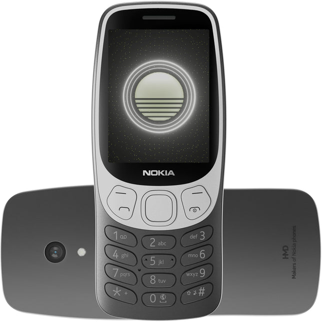 Nokia nutitelefon, 6,1 cm (2,4 tolli), 128 MB RAM, must