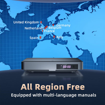 Desobry DVD-mängija telerile, DVD-mängija USB/TF-sisenditega, DVD-mängija HDMI-ga, kaasas HDMI/RCA-kaabel, piirkonnavaba DVD-mängija, veaparandus, mürasummutus