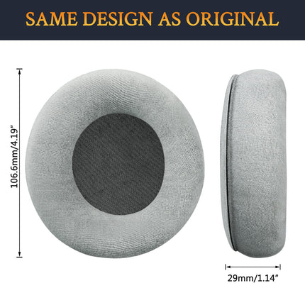 SOULWIT Replacement Ear Pads for AKG K701, K702, Q701, Q702, K601, K612, K712 Headphones, Ear Pads with Softer Velour