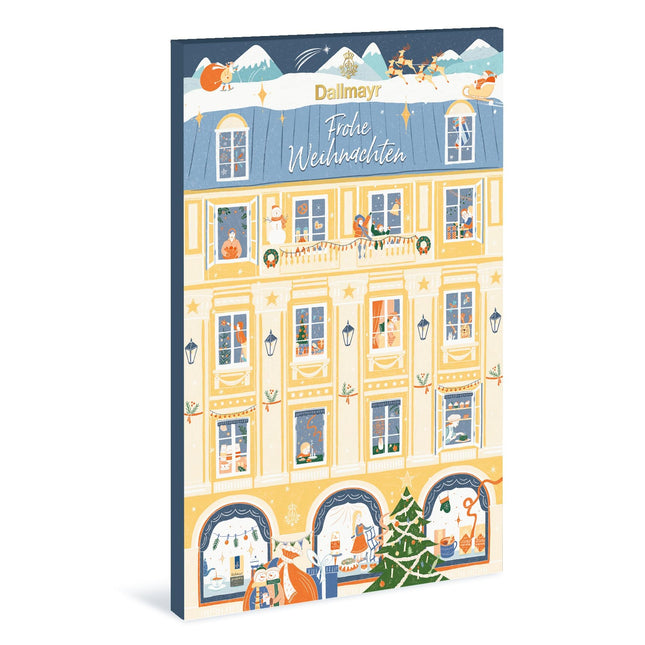 Dallmayri advendikalender 24 püramiidja teekotiga, mis on valmistatud parimatest teedest, 1 pakk (1 x 61,4 g)