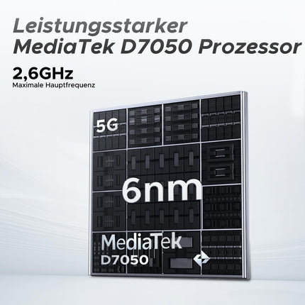 DOOGEE Blade GT 5G õuenutitelefon, lukustamata Android 14 ja LED-valgusefektidega, Dimensity 7050, 32 GB + 256 GB / 2 TB TF, tehisintellektiga õuenutitelefon, 6,72" FHD + 120 Hz, 48 MP / 5500 mAh / WiFi 6 / sõrmejäljelugeja / näotuvastusega / NFC