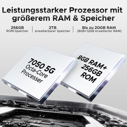 DOOGEE Fire 6 Max 5G välistingimustes kasutatav mobiiltelefoni termokaamera, 20GB+256GB 20800mAh 33W välistingimustes kasutatav nutitelefon ilma lepinguta, 50MP+20MP öönägemine, kaks 120M taskulampi, 6.78" FHD+ 120Hz, LED-tuli/NFC/Face ID/kaks SIM-kaarti