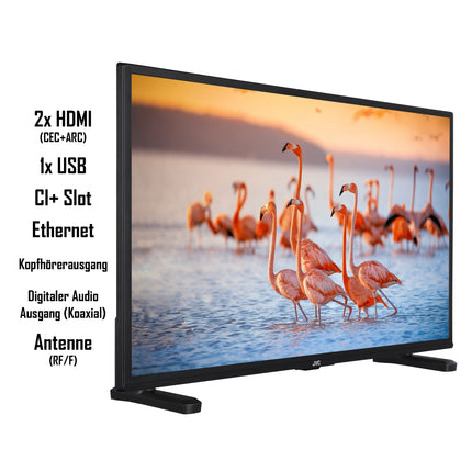 JVC LT-43VU2256 43-tolline televiisor/nutiteler (4K Ultra HD, HDR Dolby Vision, kolmekordne tuuner, Dolby Atmos) – sisaldab 6 kuud HD+ [2023]