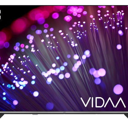 JVC 50-tolline nutiteler VIDAA LT-50VD3555 4K UHD HDR-teler Dolby Visioniga ja integreeritud kolmekordse tuuneriga, LED-teler must