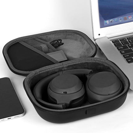 Linkidea Headphone Carrying Case Compatible with Sony WH-1000XM4, WH-1000XM3, WH1000XM2, WH-XB900N, MDR-1000X Case, Protective Hard Shell Travel Bag with Cable and Charger Storage (Black)