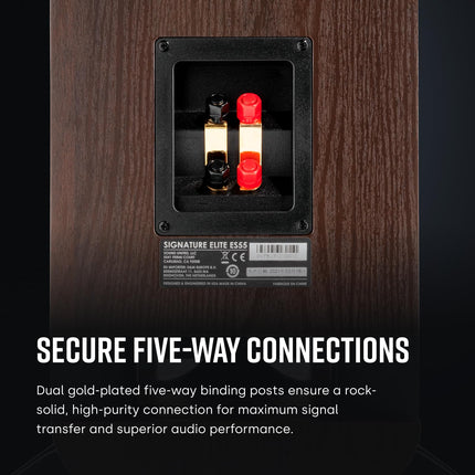 Polk Audio Signature Elite ES55 kõrgresolutsiooniga HiFi põrandakõlar kodukinole, Hi-Res sertifitseeritud, ühildub Dolby Atmose ja DTS:X-ga (1 tk), must, SIGS55ELBK