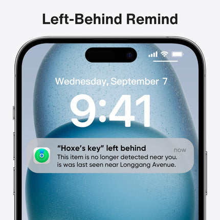 iVANKY FusionFinder nutika sildiga õhujälgija esemete leidja Apple Find My jaoks (ainult iOS-ile). Jälgige oma võtmeid, rahakotti, pagasit, seljakotti ja lokaatorit vahetatava akuga, IP67 (4-pakendis).