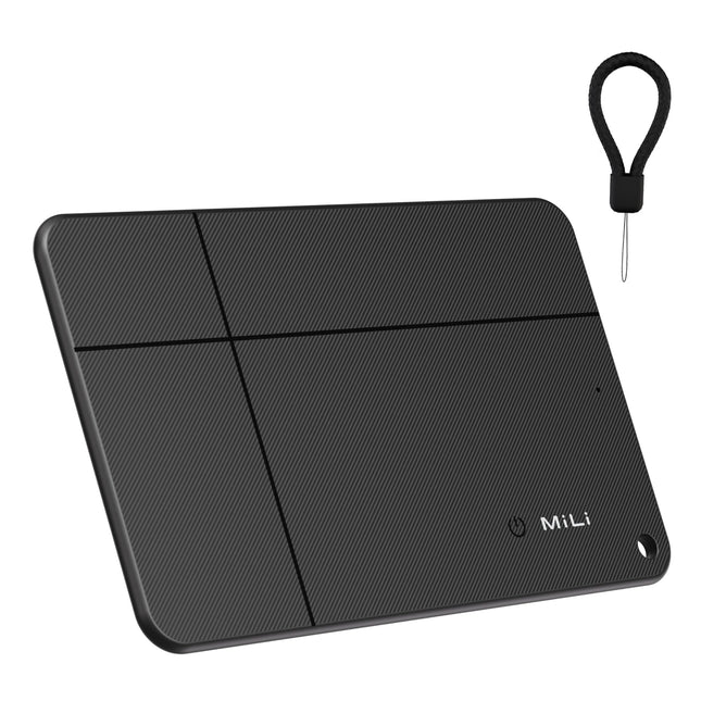 MiLi MiCard Wallet Tracker for Android, Wireless Rechargeable Smart Tracking Card with NFC Digital Business Card, Compatible with Google Find My Device APP (Android ONLY), for Suitcases/Bags
