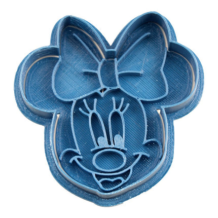 Cuticuter CGMINNIECARA cookie cutter, Minnie, blue, 8 x 7 x 1.5 cm