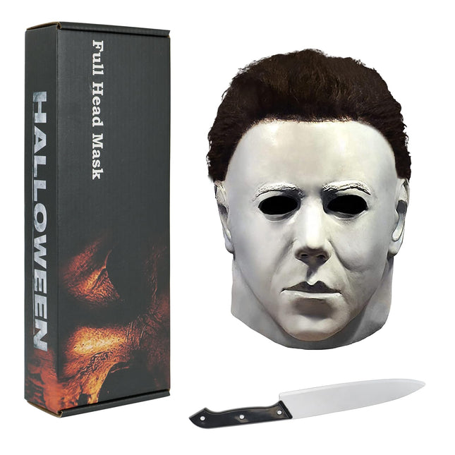 Xambop Michael Myersi mask Originaal 1978, õuduslateksmask Halloweeni Michael Myersi kostüümi rekvisiidid täiskasvanutele