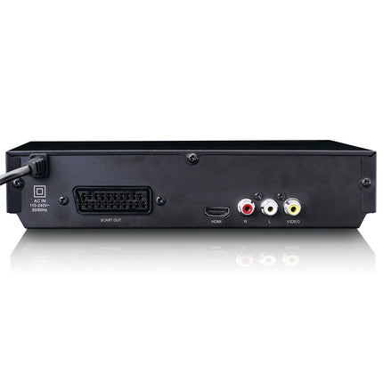 Lenco DVD-120 DVD-mängija - HDMI ja SCART ühendus - USB taasesitus - MP3, MPG, MPEG4, AVI - Audio ja video väljund - Kaugjuhtimispult - Must, DVD-120BK, Kompaktne
