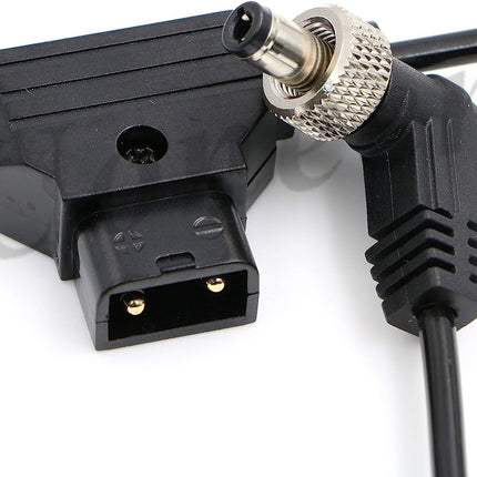 Uonecn D-puutega lukustatav täisnurga kaabel DC 2.1 * 5.5 mm toitejuhe Anton Bauer PIX-E7 7 puutetundliku ekraaniga videoseadmetele