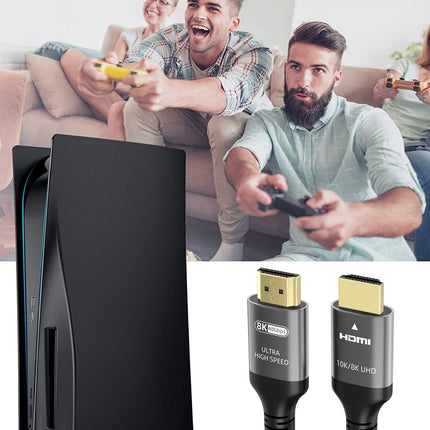 Ubluker 10K 8K 4K HDMI-kaabel 48Gbps 6M, sertifitseeritud ülikiire HDMI®-kaabel 4K 240Hz 144Hz 8K 60Hz 0.01ms HDR10+ ARC eARC HDCP2.3 Netflix Roku TV PC Monitor Projektor PS5 4 Xbox