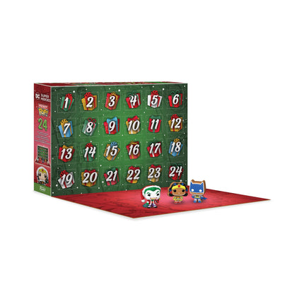 Funko advendikalender: DC 2023 - Superman - DC Comics - 24 päeva üllatust - vinüülminifiguuride kollektsioon - müstiline karp - kingiidee - jõulupühad tüdrukutele, poistele