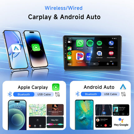 2G+64G autoraadio Android 13 FIAT Ducato 3/Peugeot Boxer 2/Citroen Jumper 2 2011-2022, 9-tolline HD puutetundliku ekraaniga raadio juhtmevaba Carplayga Android Auto GPS WiFi USB Bluetooth FM RDS tahavaatekaamera