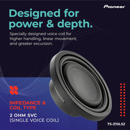 Pioneer TS-Z10LS2 1300W lame subwoofer