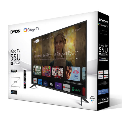 DYON Smart TV Series (Google TV (4K UHD), 55 inches)