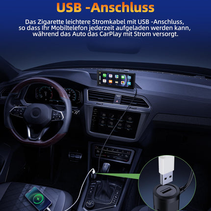 Volam kaasaskantav autoraadio juhtmevaba Apple Carplay ja Android Autoga, 6,86-tolline IPS puuteekraan, 1080P veekindel tahavaatekaamera, digitaalne vastuvõtja Siri Google'i/GPS-navigatsiooni/Bluetoothi/peegelvideoga