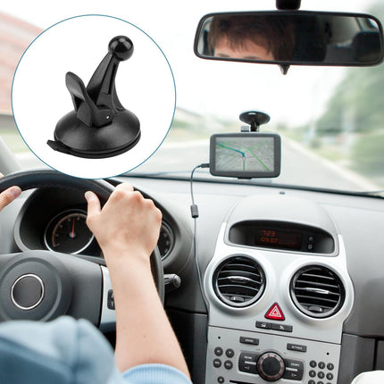 Auto Sat Navi kinnitus Garminile, iminappidega, kuulliigendiga, sobib Garminile, Drivesmartile, Nuvile, Zumole, NuLinkile, Dezlile, Driveassistile, matkaautole, iminappidega, must