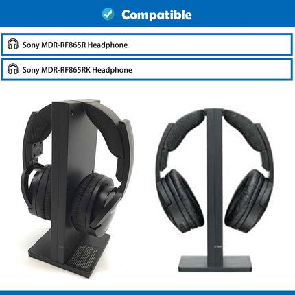 DowiTech Professional kõrvapadjade vahetus, ühildub Sony MDR-RF865R MDR-RF865RK kõrvaklappidega. Nahasõbralikust nahast ja mäluvahust kõrvapadjad.