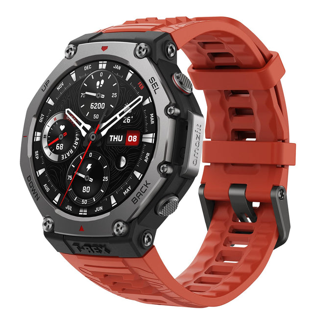 Amazfit T-Rex 3 Outdoor Smartwatch 48mm AMOLED Display, Offline Maps &amp; Navigation, 6 Satellite Systems Dual Band GPS, 27 Days Battery Life, NFC Payment, 170+ Sports Mode, 45m Freediving for Adventures