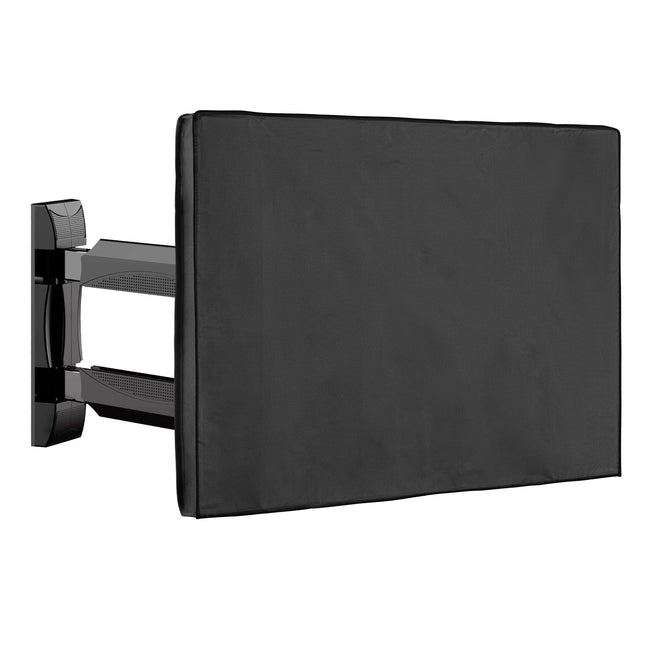kwmobile 49-50" Outdoor TV Cover - TV Case Screen Protector - Weatherproof Protective Cover - Black