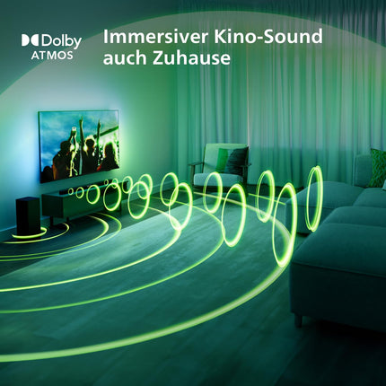 Philips TAB6309 Soundbar 2.1 juhtmevaba subwooferiga - 2.1 kanal 320W, DTS Virtual X, Bluetooth 5.4, HDMI ARC, optiline ja USB-ühendus - tumehall