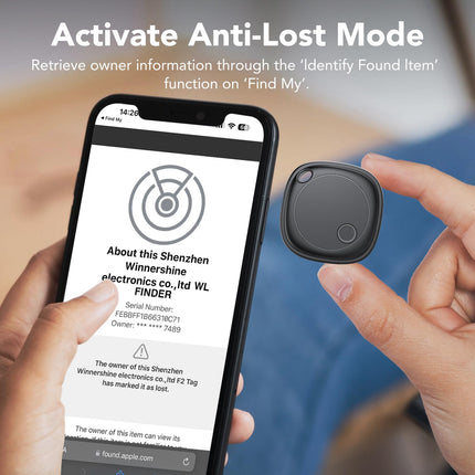 Nutikas õhusiltide jälgija 2 tk pakis, võtmeleidja, mis ühildub Apple Find My rakendusega (ainult iOS), IP67 veekindel, vahetatav aku, Bluetooth-võtmeleidja pagasi/kottide/kohvri/rahakoti jaoks