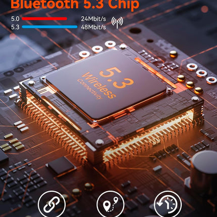 SANOTO luujuhtivusega kõrvaklapid, avatud kõrvaklapid Bluetooth 5.3, 8 tundi aku tööiga, luujuhtivusega kõrvaklapid kahe mikrofoniga, IPX6 veekindlad spordikõrvaklapid, jalgrattasõiduks ja sörkjooksuks