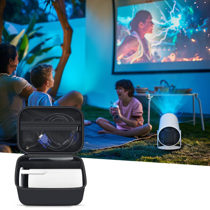 Mini Projector Bag Compatible with LQWELL/for Magcubic/for YEEFON/for ELEPHAS/for Alwtniet Projector 4k, Mini Projector Storage Box Carrying Case for Accessories - Box Only