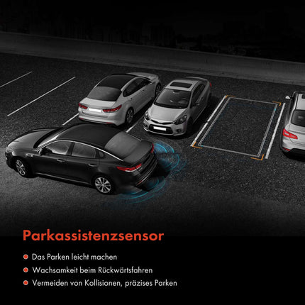 Frankbergi eesmine ja tagumine parkimisandur ühildub A-klassi W169 1.5L-2.0L 2004-2008 parkimisabiga B-klassi W245 1.5L-2.0L 2005-2011 Asendusnumber A1695420018