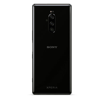 Sony Xperia 1 128 GB nutitelefon (16,5 cm (6,5 tolli) OLED-ekraan, kolmekordne kaamera, IP65/IP68, 6 GB RAM, Android 9) must