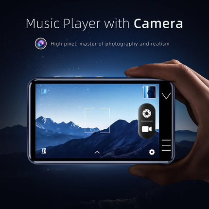 HIFI WALKER G7 MP3-mängija kaamera ja Spotifyga, MP3-mängija Bluetoothi ​​ja WiFi-ga, Android 80 GB mp3-mängija, Spotify MP4-mängija kõlariga, Spotify, YouTube