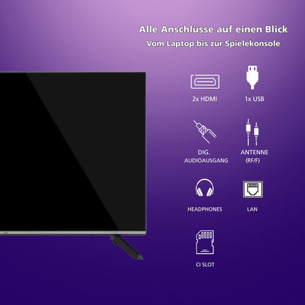 JVC 43-tolline nutiteler, millel on TiVo Full HD tugi, HDR-teler kolmekordse tuuneriga, LED-teler LT-43VF7555