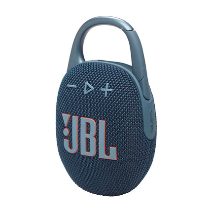 JBL Clip 5 - Blue – Portable Bluetooth speaker with JBL Pro Sound, deep bass, and playtime boost – Waterproof and dustproof – 12-hour battery life
