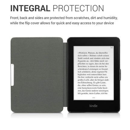 kwmobile Case Compatible with Amazon Kindle Paperwhite - Nylon eReader Protective Cover Case (for models up to 2017) - Red
