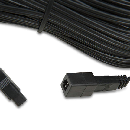 Windhager extension cable, connecting cable for Windhager devices, cable for vole and mouse repellers, 20 m, 08020, black