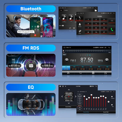 【2+64G】 Hodozzy Carplay autostereo FIAT Punto 2005-2009/Fiat Linea 2007-2011 jaoks koos navigatsiooni/WiFi-ga, 7-tolline FIAT autoraadio Bluetoothiga koos Android Auto/EQ/Peegliühenduse/FM/RDS/SWC/USB+tagurduskaameraga