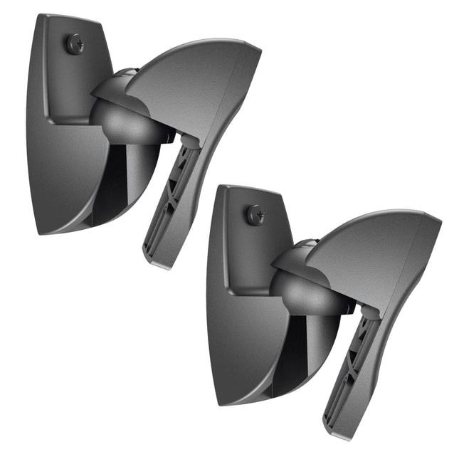 Vogel's VLB 500 Speaker Wall Mount Set | Swivel and tilt | Pre-assembled | Max. 5 kg | Environmentally friendly packaging | Black (2x)