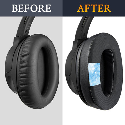 SOULWIT jahutusgeeliga vahetuskõrvapadjad Sony WH-CH700N (WHCH700N) ja MDR-ZX780 (ZX780DC)/MDR-ZX770 (ZX770BN ZX770BT) kõrvaklappidele, vahetuspadjad MDR-10R (10RNC 10RBT) kõrvaklappidele