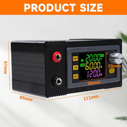 Pingeregulaator 12V DC 6-36V DC 0-36V 150W 7A, VA värviline LCD, päikeselaadimismooduli pingeregulaator (XY-SK150 valmistoode)