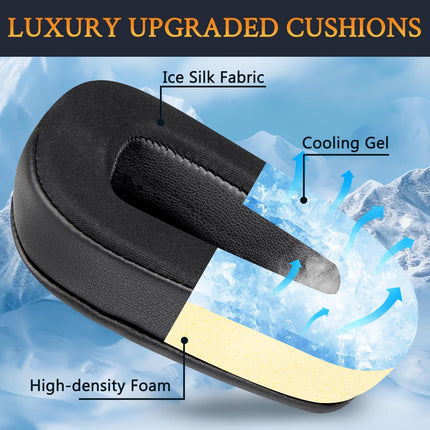SOULWIT jahutusgeeliga vahetuskõrvapadjad Logitech G35 G930 G933 G933S G935 G633 G633S G635 G533 G430 G431 G432 G433 mängukõrvaklappidele, kõrvapadjad G332 G230 G231 G233 kõrvaklappidele