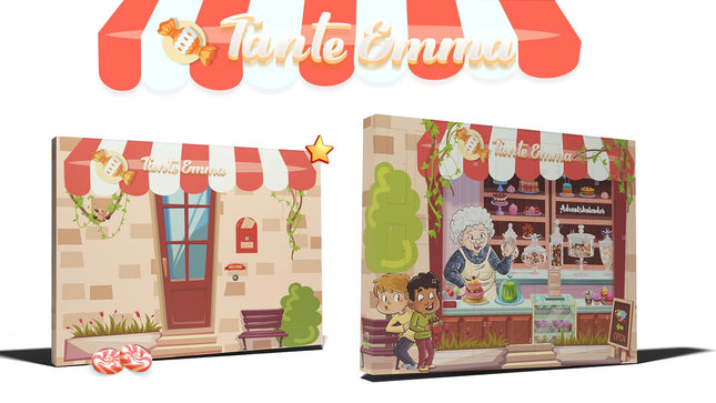 Advendikalender „Tädi Emma maiustustepood“, 1 pakk (1 x 675 g)