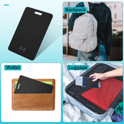 Qoosea Bluetooth Key Finder Object Finder Wallet Tracker (Only for iOS) for Wallet Key Finder Support Wireless Charging