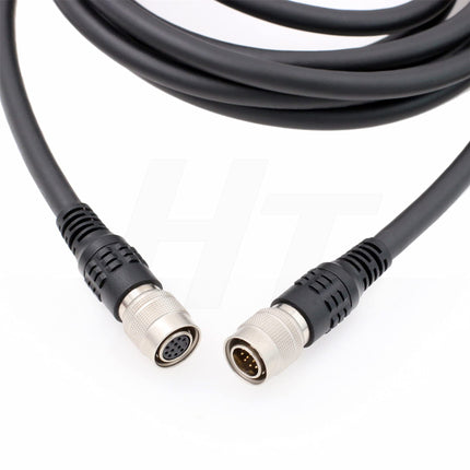 HangTon Hirose 12-pin Hirose isas-naissoost kaabel Sony XC-HR70 DXC-950 990 Hitachi CCD-kaamera kaugjuhtimispaneelile (3 meetrit)