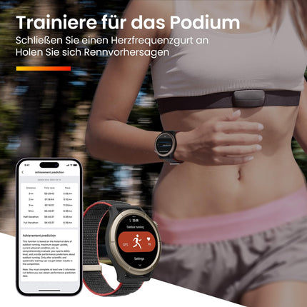 Amazfit Cheetah Pro 47mm running smartwatch with dual-band GPS, route navigation and offline maps, training template, heart rate monitor, built-in Alexa, 14-day battery life