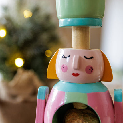 KitchenCraft KCXMNUTLADY puidust Pähklipureja kollektsioon, naistele, kinkekaardiga, segatud