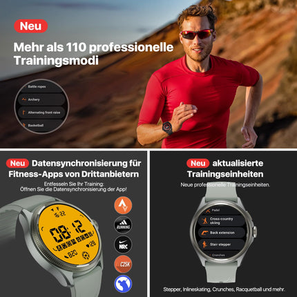 TicWatch Pro 5 Enduro Slate nutikell meestele Android Wear OS nutikell 90h aku 110+ treeningrežiimi 7/24 pulss 5ATM GPS kompass Ei ühildu iPhone'iga