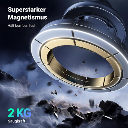 UGREEN MagSafe autohoidik [kukkumisvastane, magnetiline sulgur] autotelefoni hoidik, magnetiline autotelefoni hoidik õhutusava jaoks, ühildub iPhone 16 15 14 13 12 Pro Max Plus Miniga, MagSafe ümbris